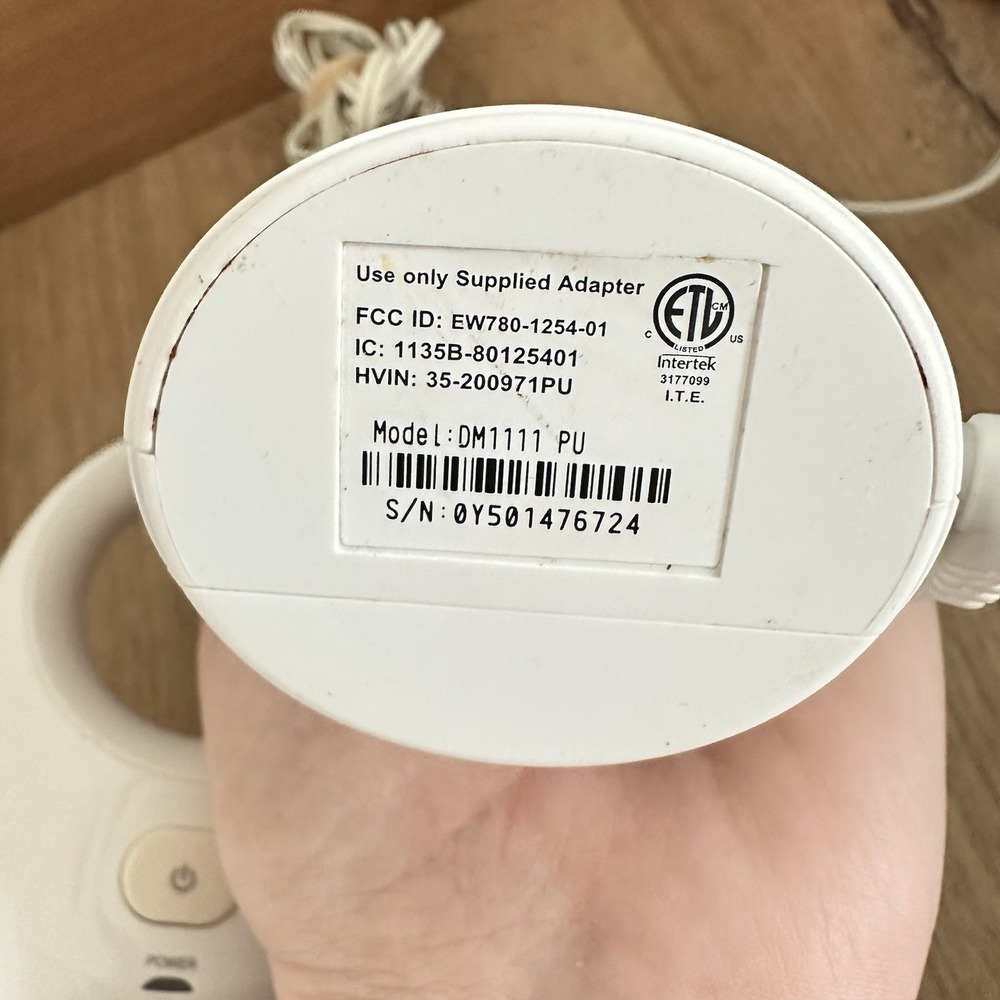 VTech DM1111 Enhanced Digital Audio Baby Monitor - White - Picture 6 of 6